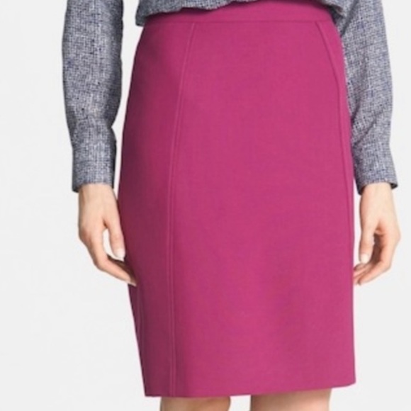 Halogen Fuchsia Pencil Skirt - Picture 1 of 9
